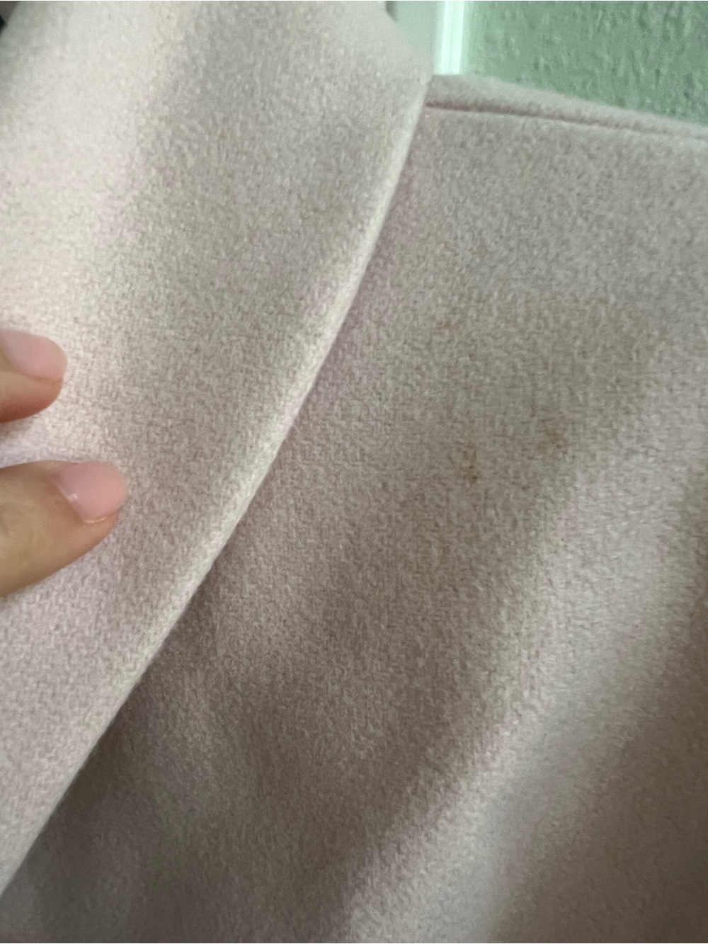 Ted Baker Pale Pink Peplum Wool-Blend Coat - Size 3 - Picture 4 of 4